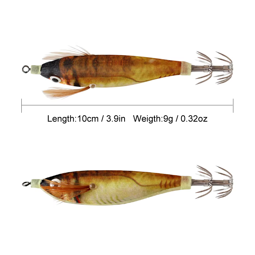 14pc Fishing Lures Kit Horizontal Squid Jig Bait Artificial Luminous Webfoot Octopus Egi Lure Wobbler Cuttlefish Hook Sea Tackle — image 4