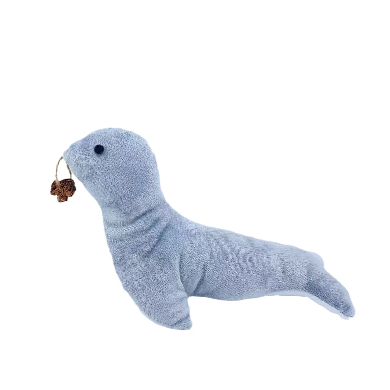 Juguetes para Mascotas Gato León Marino de Peluche con Sonido de Campana Dientes Rascando Cenicero y Fresa para Estimular a los Gatos — imagen 2