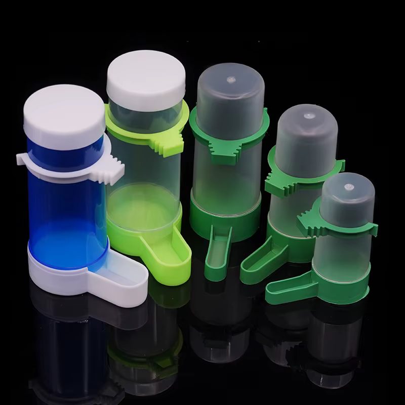 Sistema Automático de Bebederos para Pájaros y Loros - Botellas y Tazas para Alimentación — imagen 3