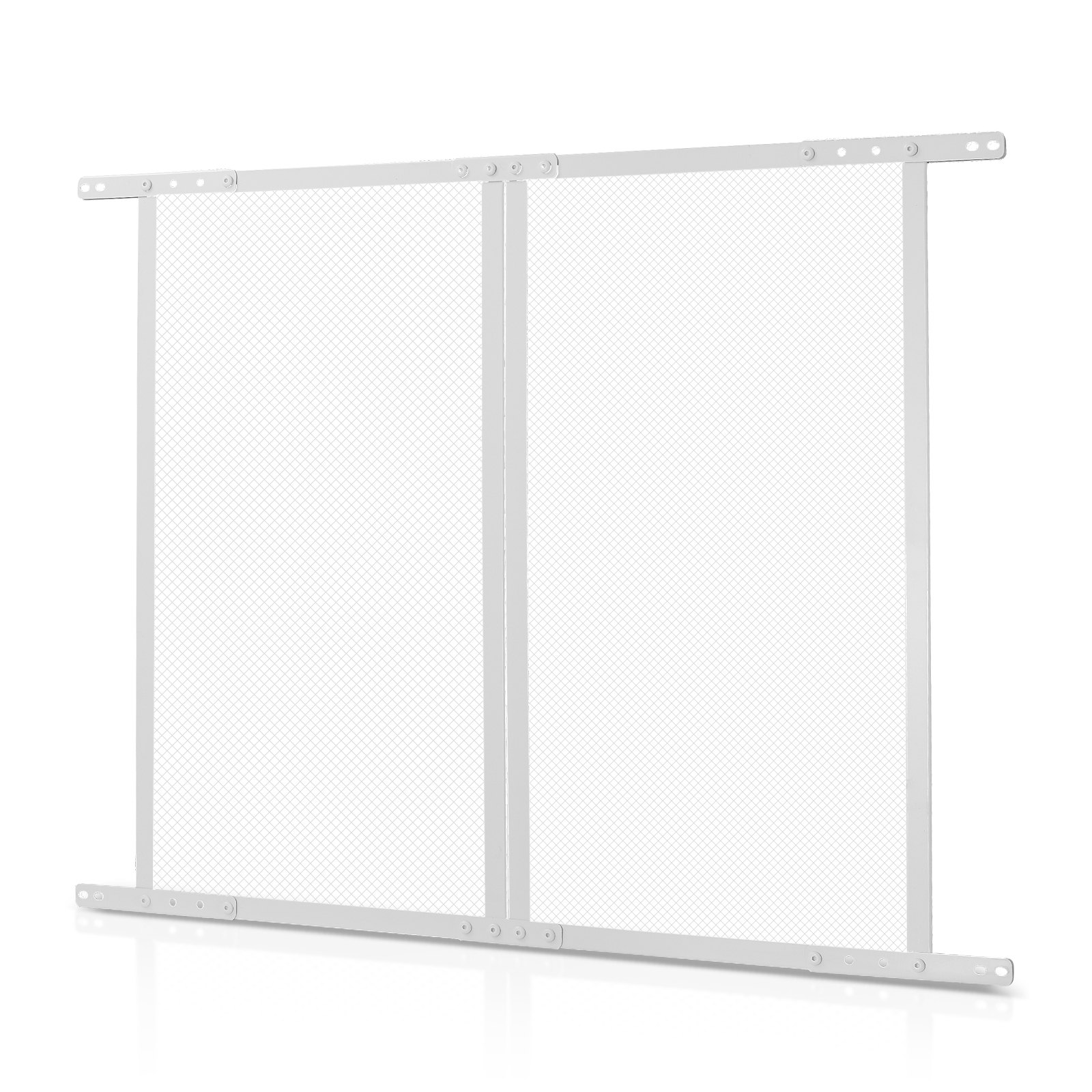 RV Screen Door Protector, 28.5 X 31.5 Inch Door Grille, Easy To Install And Disassemble, Reinforced Breathable Protective Mesh, Aluminum Alloy Camper RV Entry Protector For Pet Protection, White — imagen 1