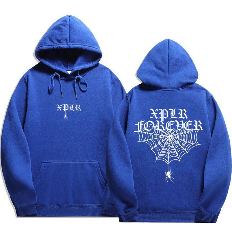 Sam and Colby XPLR Unisex Hoodie Sweatshirt with Spider Web Print — image 11