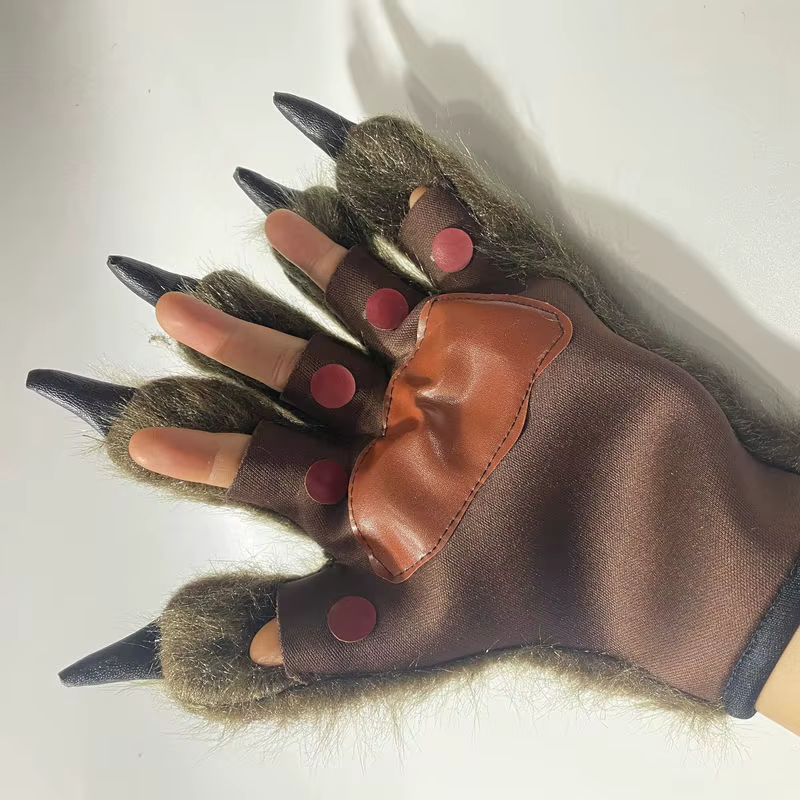 Guantes de Látigo de Monstruo de Halloween - Accesorios de Teatro para Niños y Adultos — imagen 4