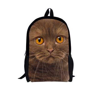 Mochila de Gato para Niños - Cómica con Animales 3D en Denim para Chicos y Chicas — imagen 7