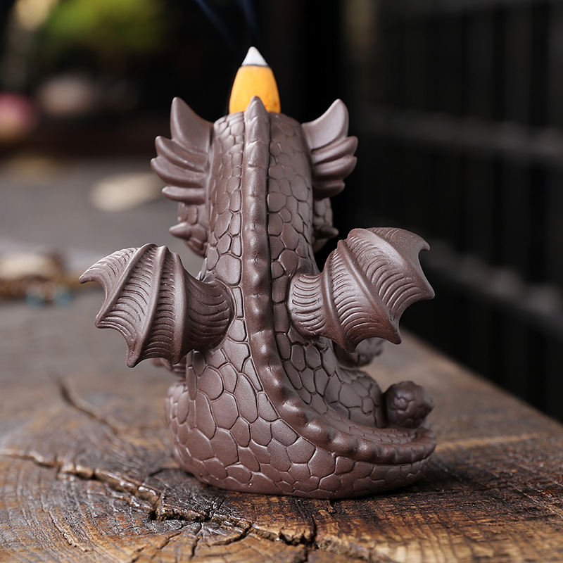 Creative Small Ornament Dinosaur Treasure Smoke Backflow Incense Burner — image 3