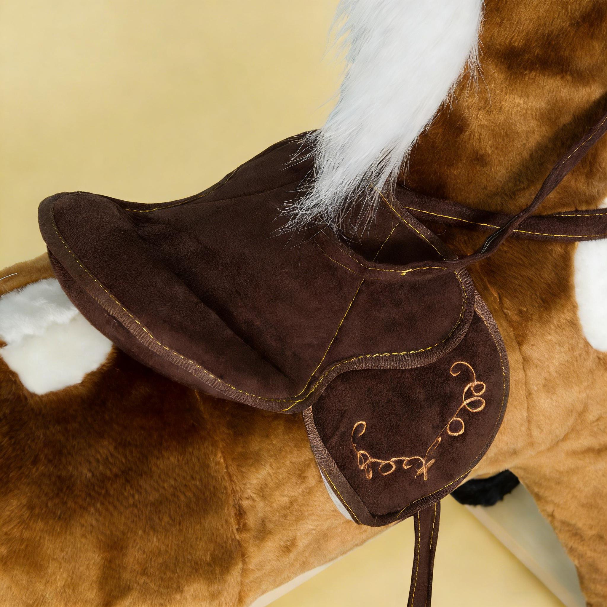Caballo de Madera con Movimiento, Juguetes para Niños Plush — imagen 3