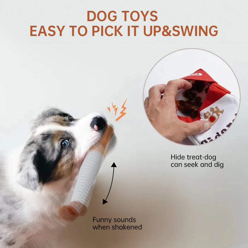 Ciga-rette-like Dog Toy, a Pet Self-entertainment Plush Toy that is Chew-resistant and Helps with Teething — image 3