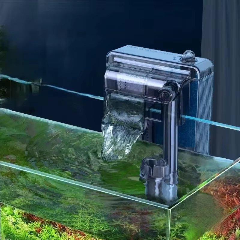 Filtro de Acuario Montado en Pared: Circulación, Ultra Silencioso, Oxigenación, Purificación del Agua, Tipo Cascada Pequeño, Tres en Uno — imagen 4