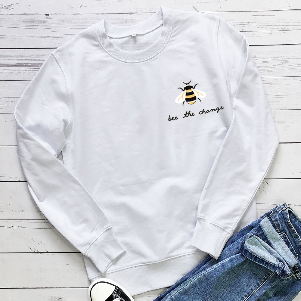Bee The Change Bee Printed Hoodie — image 3