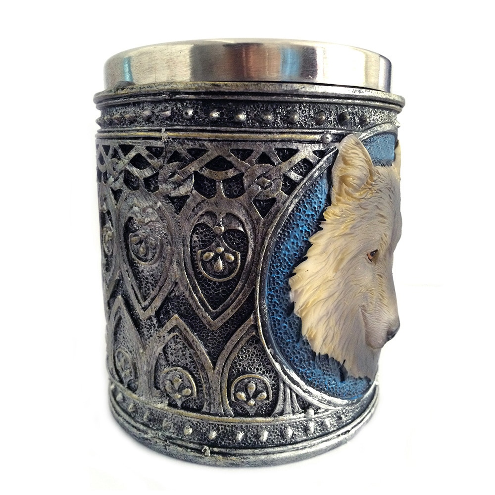 3D Wolf Mug Cartoon Animal Lone Wolf King Drinking Cup Tea Beer Coffee Mug Gift — image 3