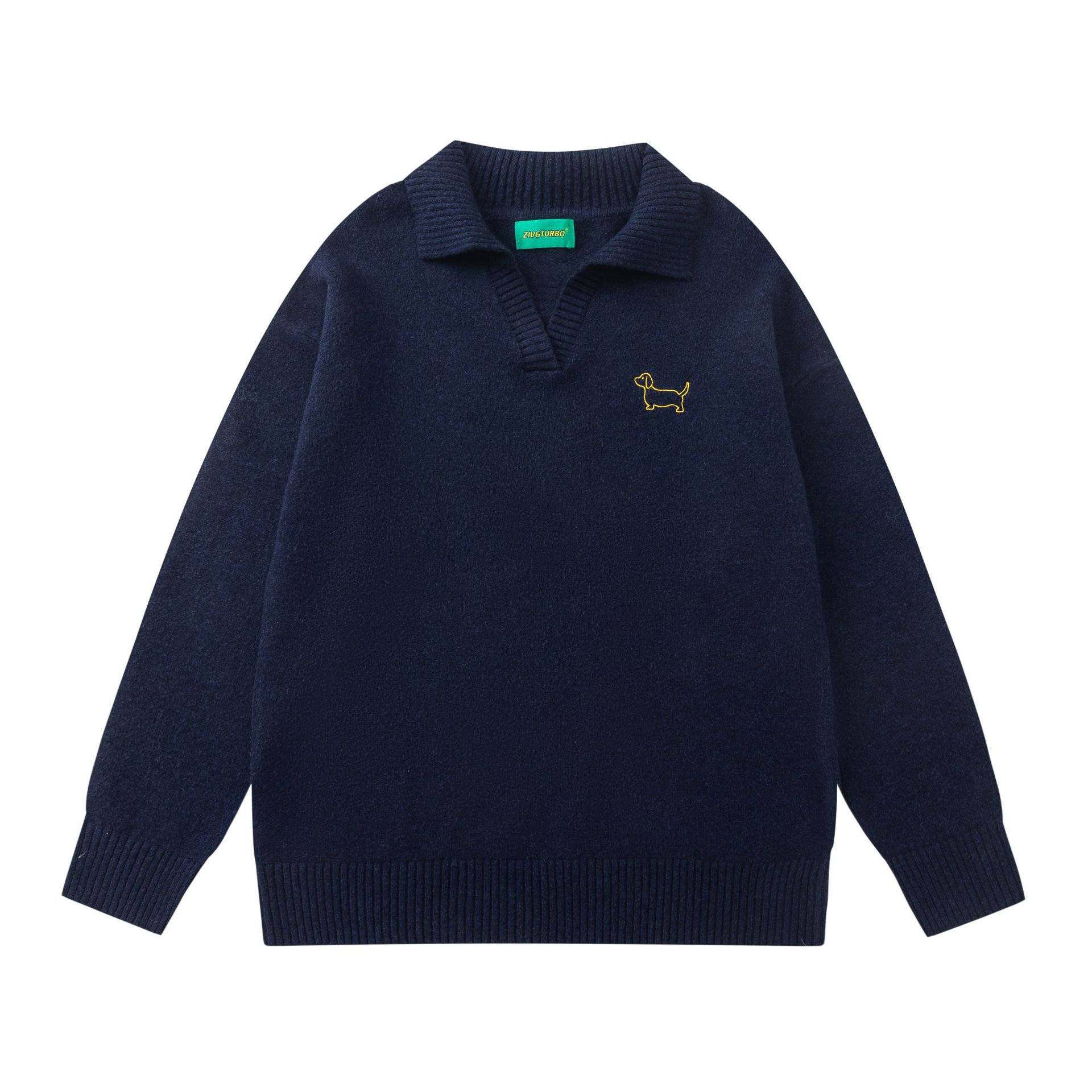 Sausage dog embroidered sweater — image 8