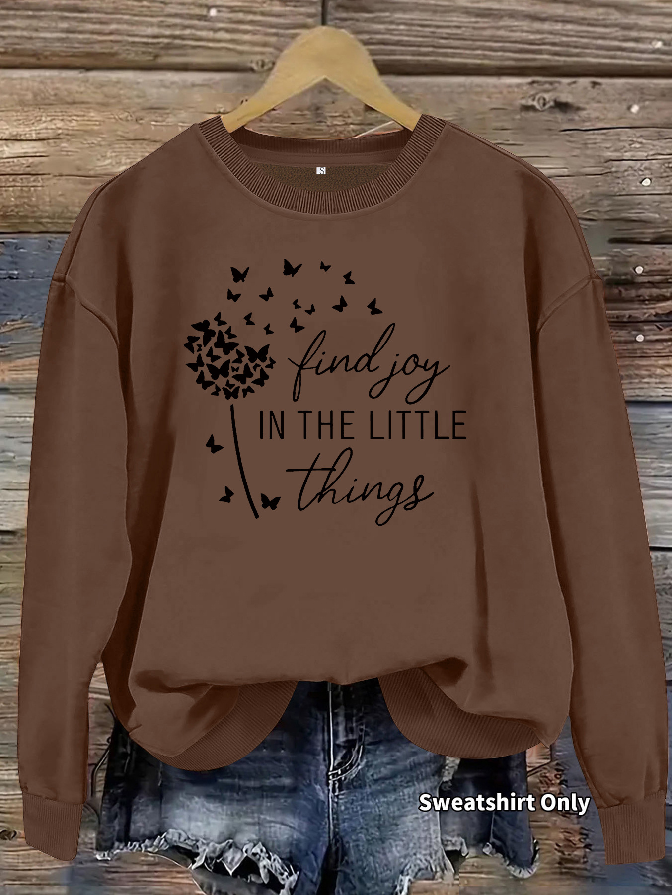 Butterfly dandelion printed hoodie — image 13