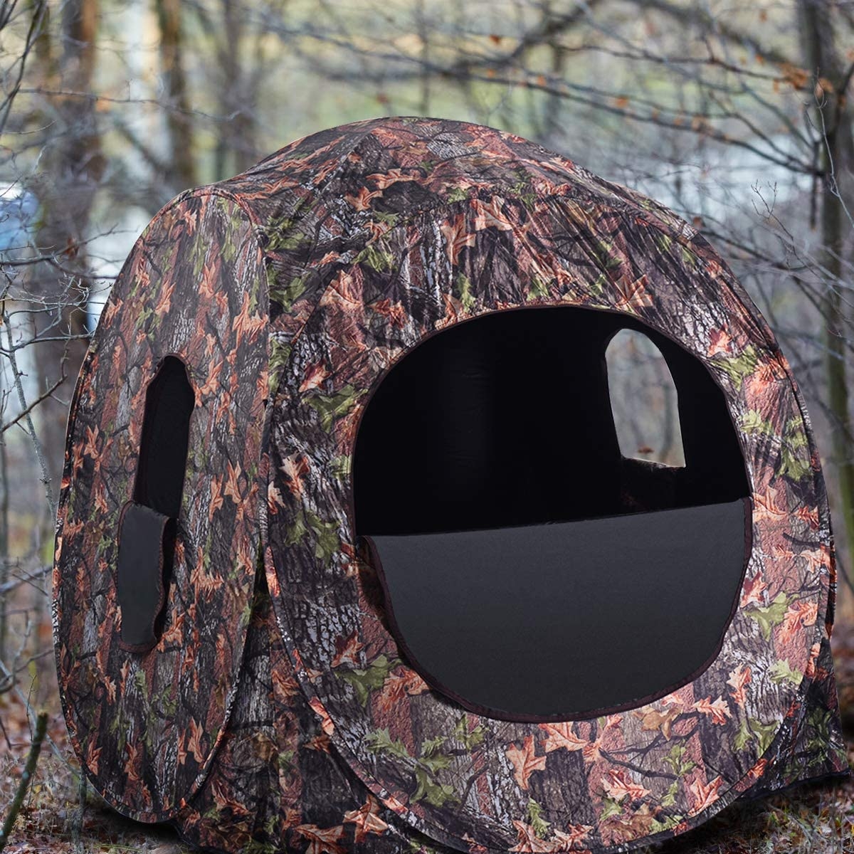 Cubil de Camuflaje Portátil Pop-Up para Caza con Visibilidad Total — imagen 1