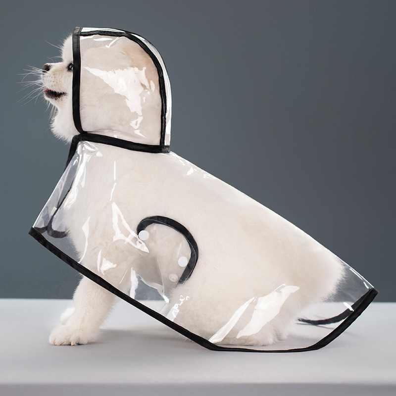 Ropa de Perro Impermeable de Plástico Transparente — imagen 6