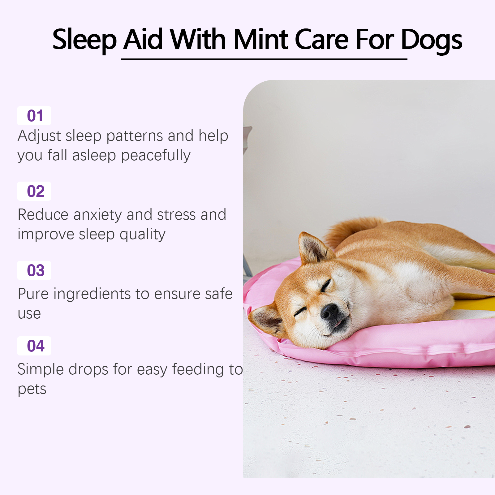 Dog Sleep Drops Pamper Dogs Sleeping At Night Pet Sleep Care Drops Supplement — image 3
