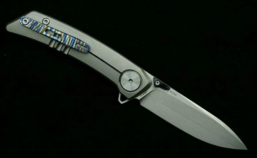 LEMIFSHE New Folding Knife Real M390 Steel Titanium/Carbon Fiber Handle Outdoor Camping Survival Pocket EDC Tools — image 3