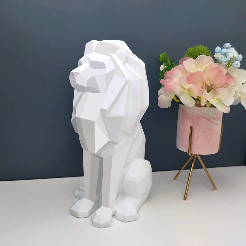 Resina creativa para decoraciones geométricas de leones en resina — imagen 4
