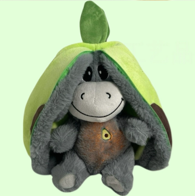 Cute Breathable Plush Toy Companion Sleep Animal Plush Doll Soothing Music Toy — image 1