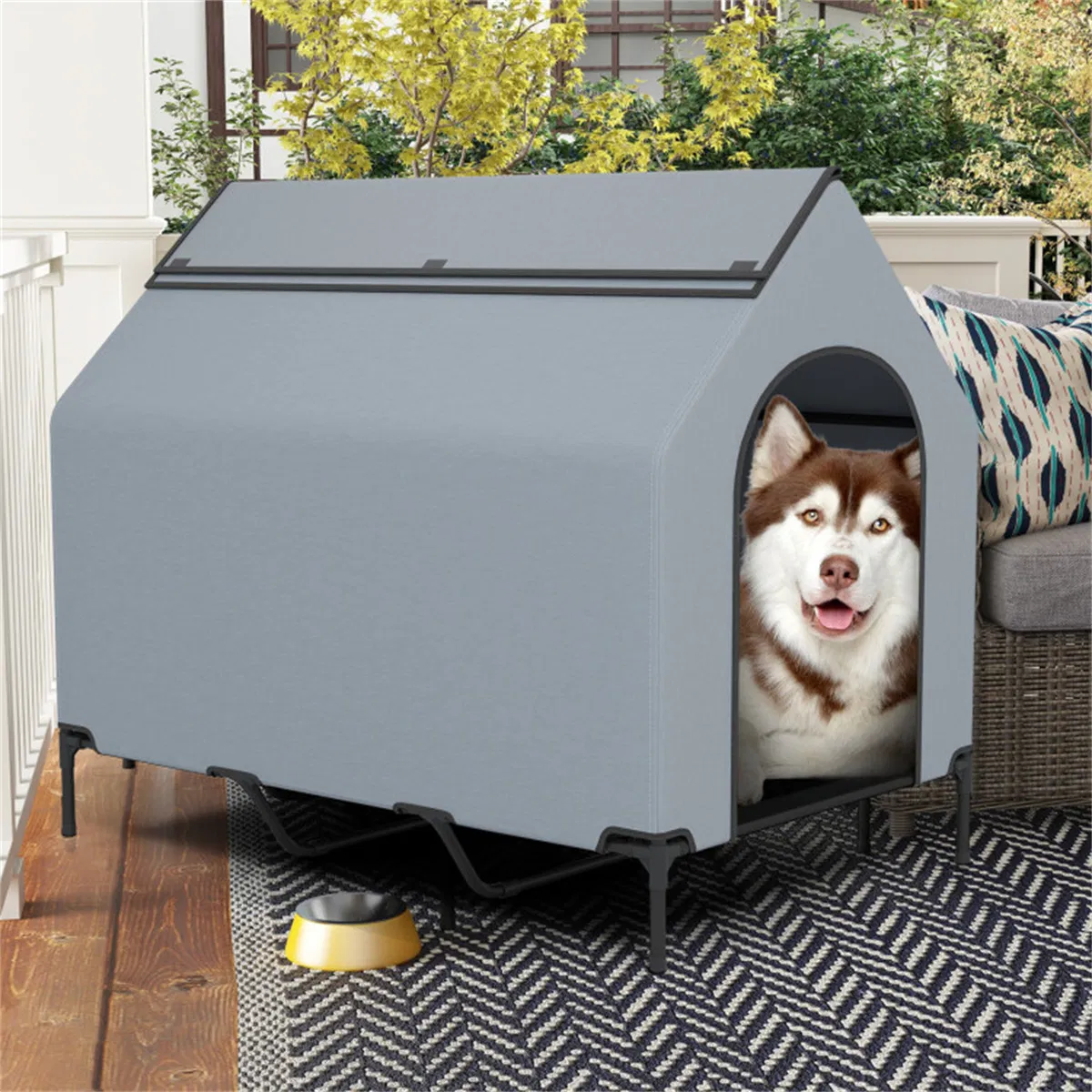 33" x 52" pet house with windows — image 3