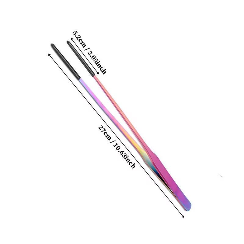 Reptile Feeding Tongs Rust Resistant Lizard Feeding Tweezers Bearded Dragon Feeder Stainless Terrarium Feeding Tool For — image 6