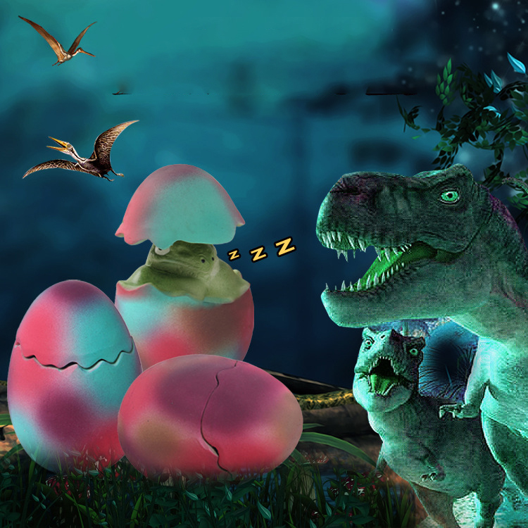 Pet Latex Toy Interactive Trick Or Treating Telescopic Dinosaur Egg Extrusion Modeling Sound Animal Dog Toy — image 1