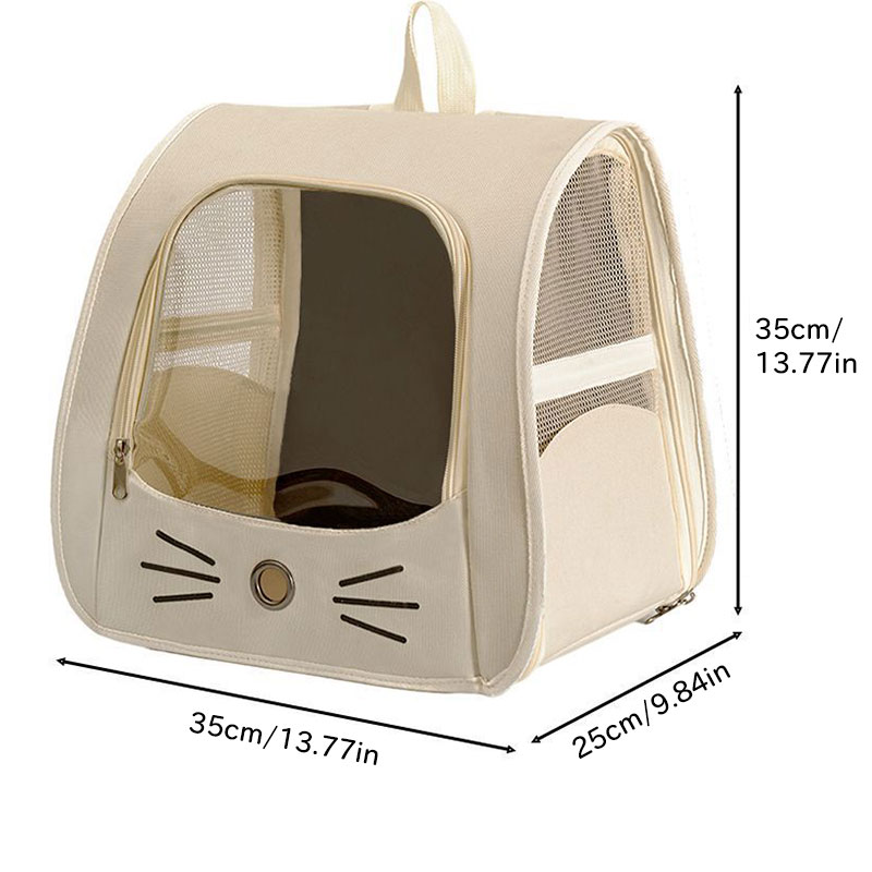 Pet Carrier Backpack, Travel Bag for Small Dogs and Cats, Breathable Mesh Car & Outdoor Carrier — image 11