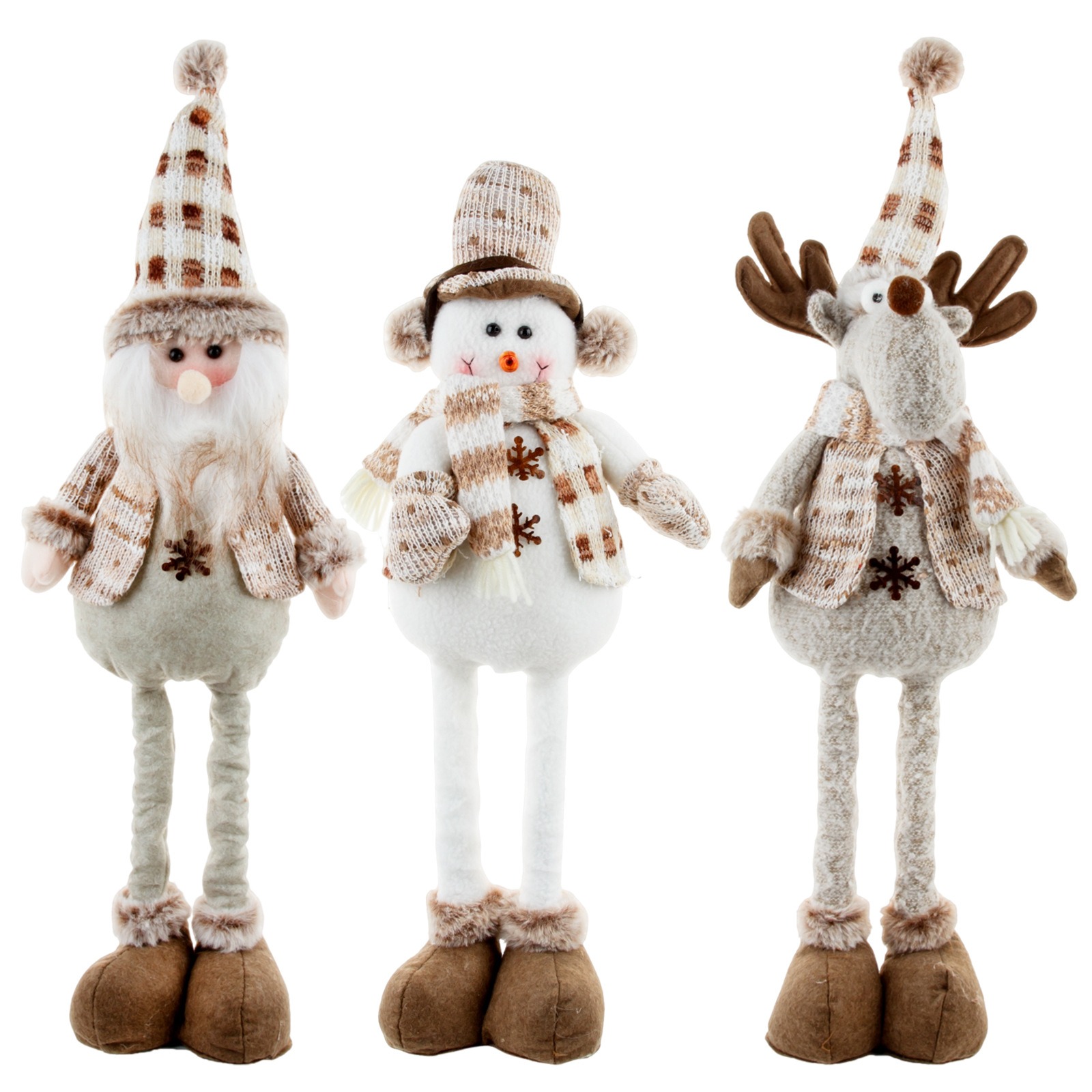 Christmas Decorations Snowman Stretch Doll Elk Doll Festival Window Scene Decoration Ornament — image 1