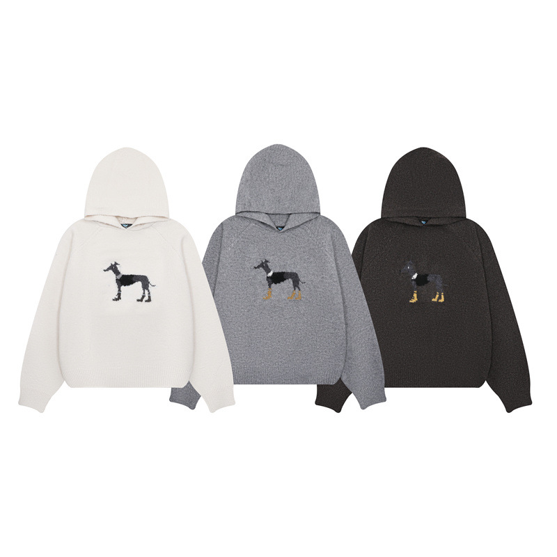 Simple puppy jacquard sweater — image 6