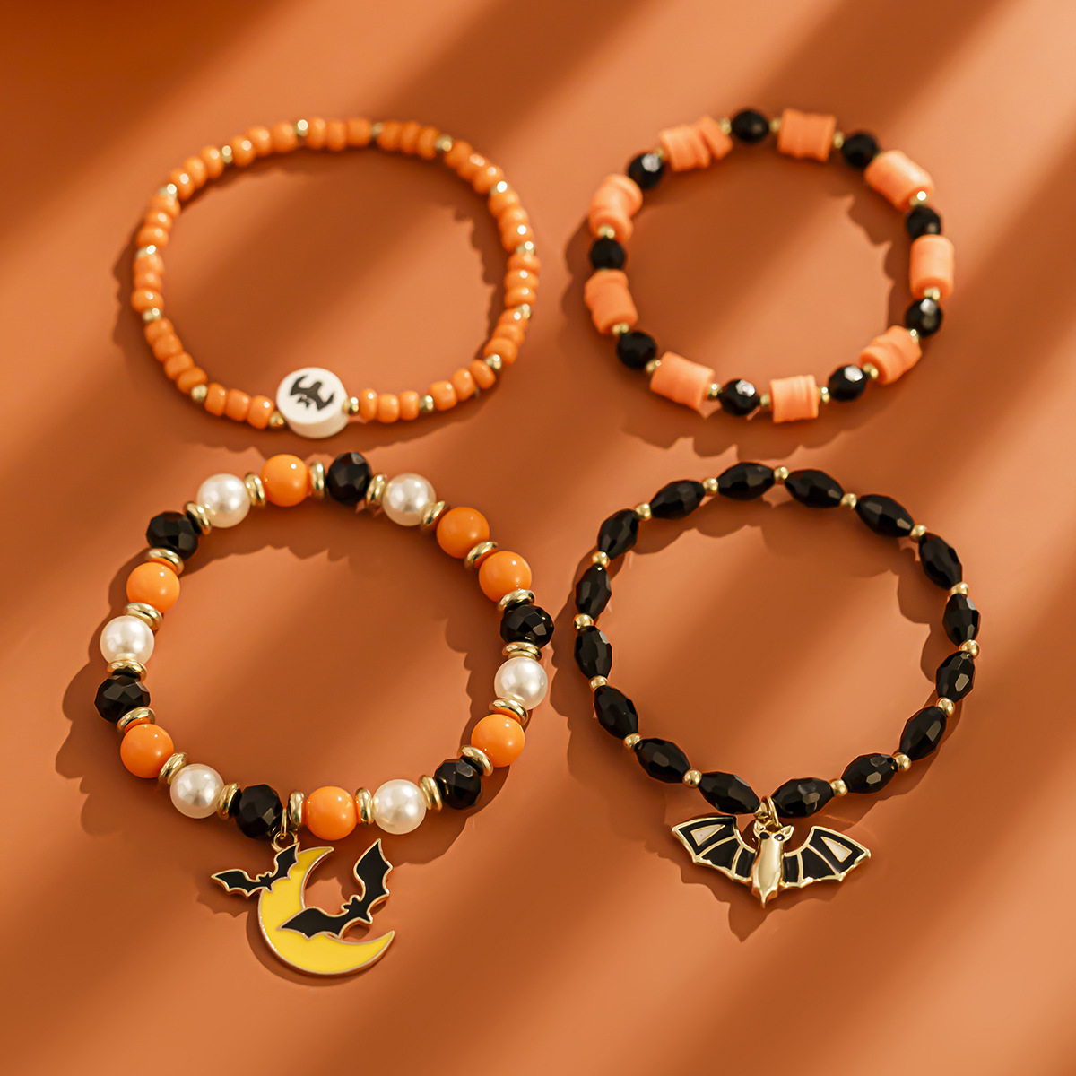 Collar de Pulsera de Murciélago Cristal Simples con Estilo de Moda — imagen 8