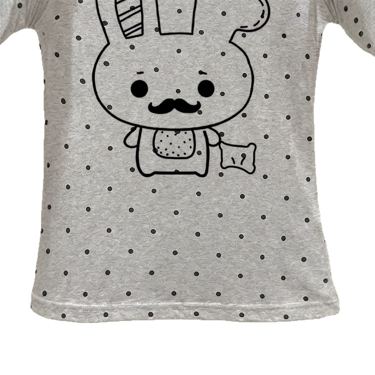 Camiseta de Manga Corta con Dots y Letras — imagen 2