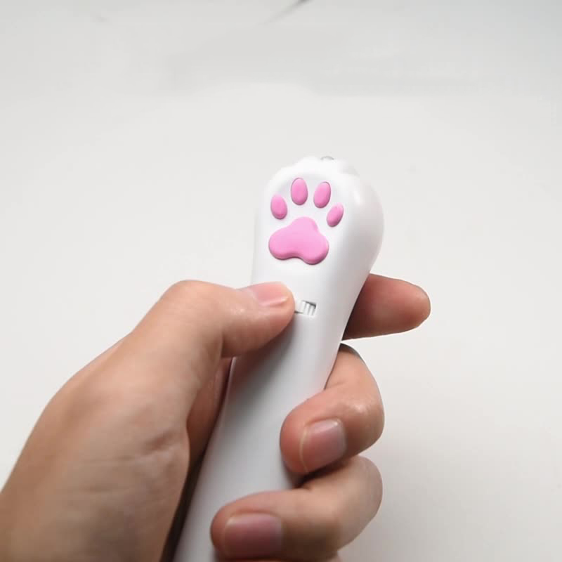Gato LED Proyecto Látigo de Gato Divertido Palanca Rotativa Carga USB Suministros para Gatos Multipatrón Infrarrojo Seis en Uno — imagen 3