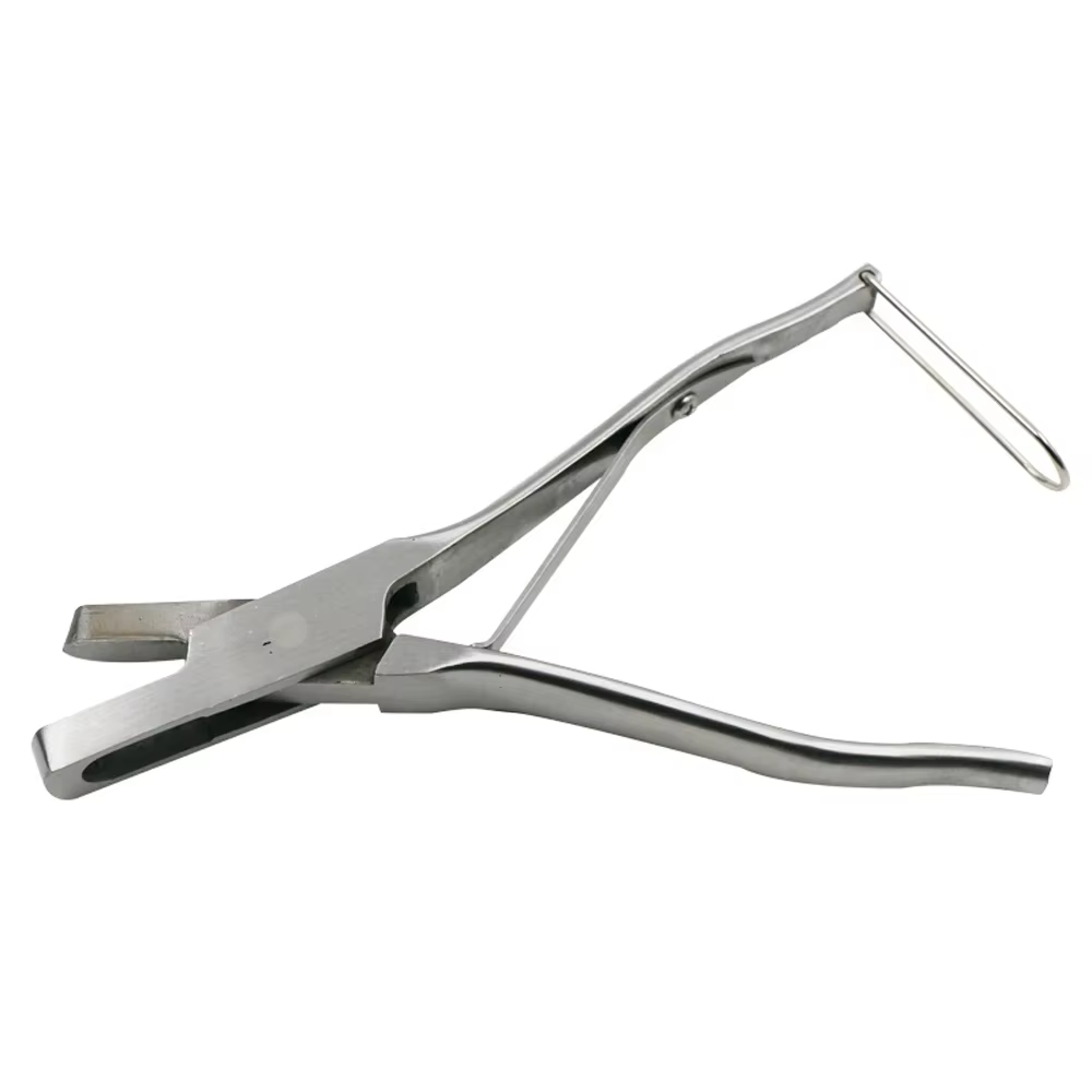 Pig Ear Tag Pliers Ear Clip Pig Stainless Steel U-shaped And V-shaped Equipment Farm Animal Ear Notch Numbering Tongs — image 3