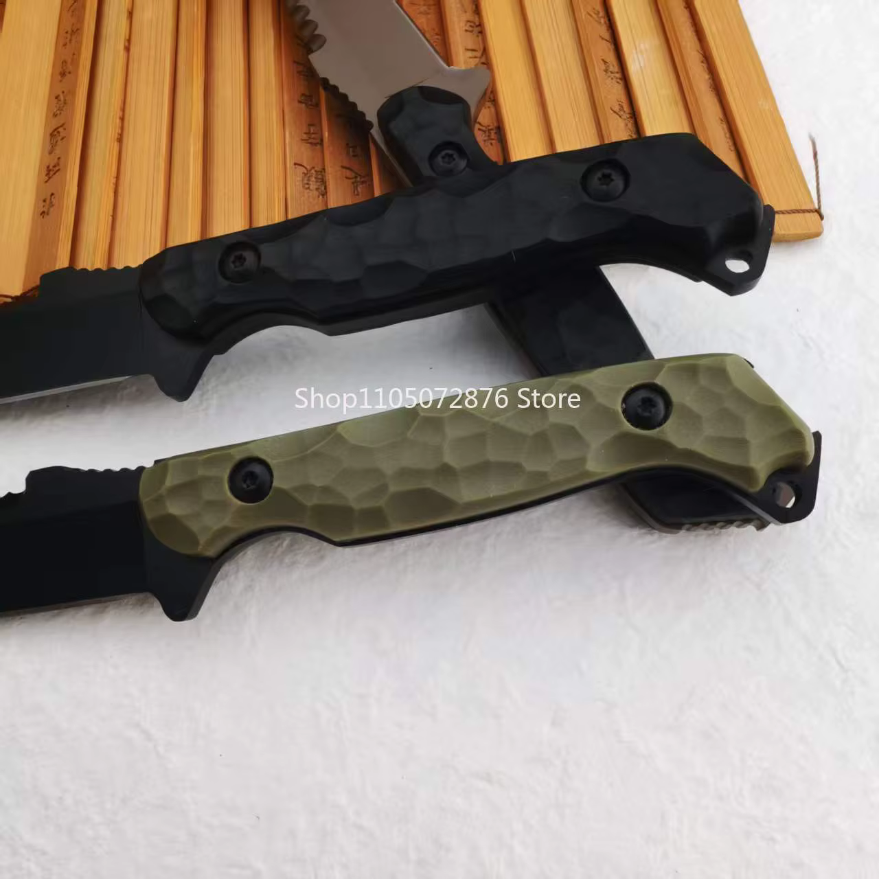 7Cr13Mov Blade Portable Wilderness Cutting Knife High Hardness Hiking Cutter Outdoor Camping Fishing Straight Knife EDC Knife — image 5