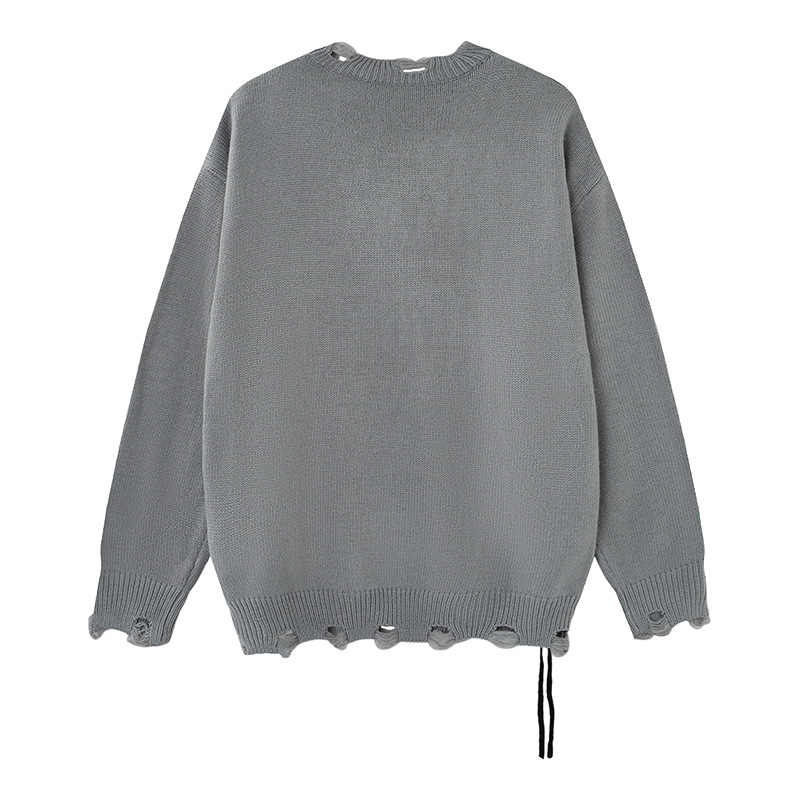 Cat tie torn sweater — image 3