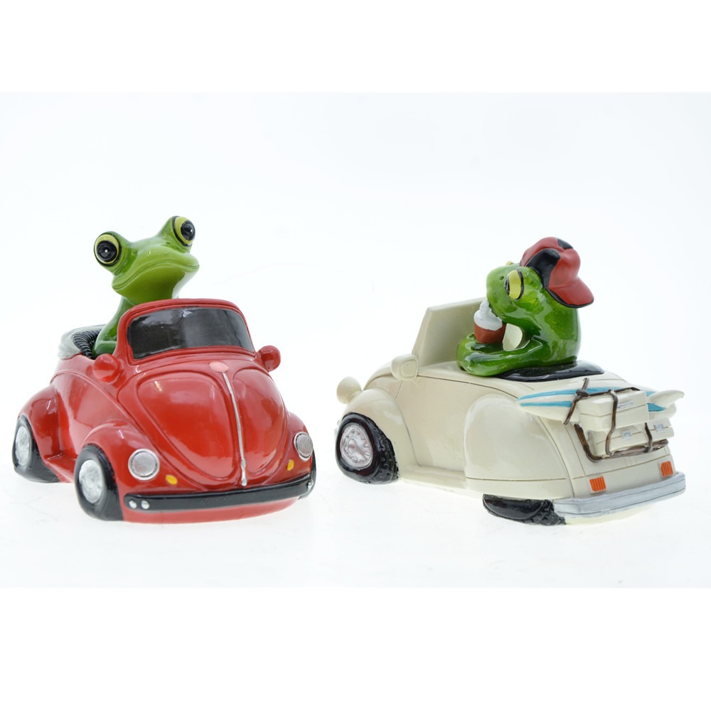 Decoración para parejas de hogar - Figuras de ranas en resina — imagen 5