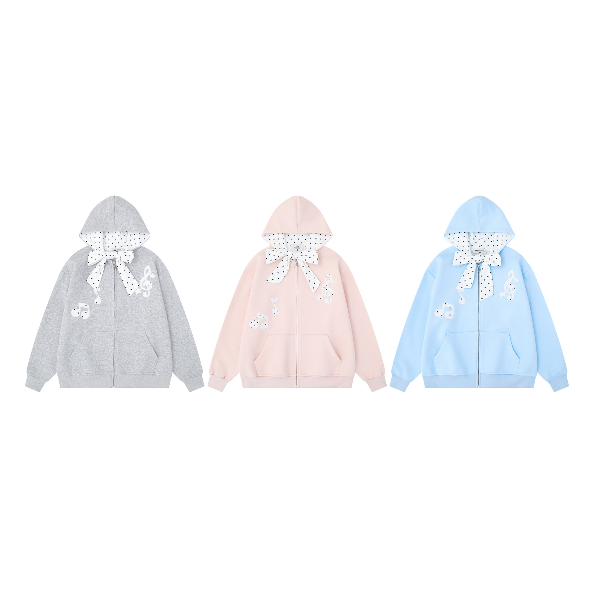 Women's Tie-Dye Hooded Cardigan with Cartoon Kitten Embroidery, Faux Fur Collar and Cat Ears — image 5