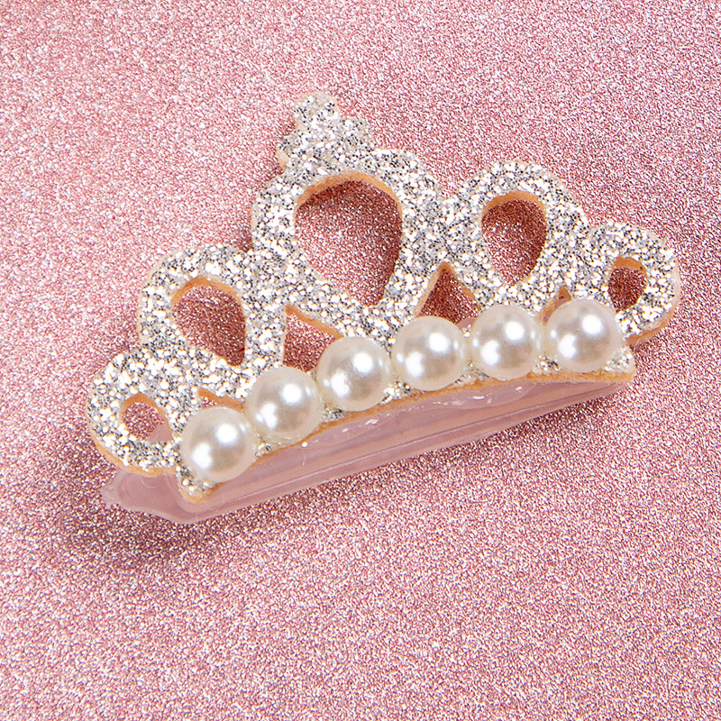New Pet Products Cat Frog Clip Crown Pearl Head Teddy Pet Head Flower Hair Clip Pet Products Headwear — image 9