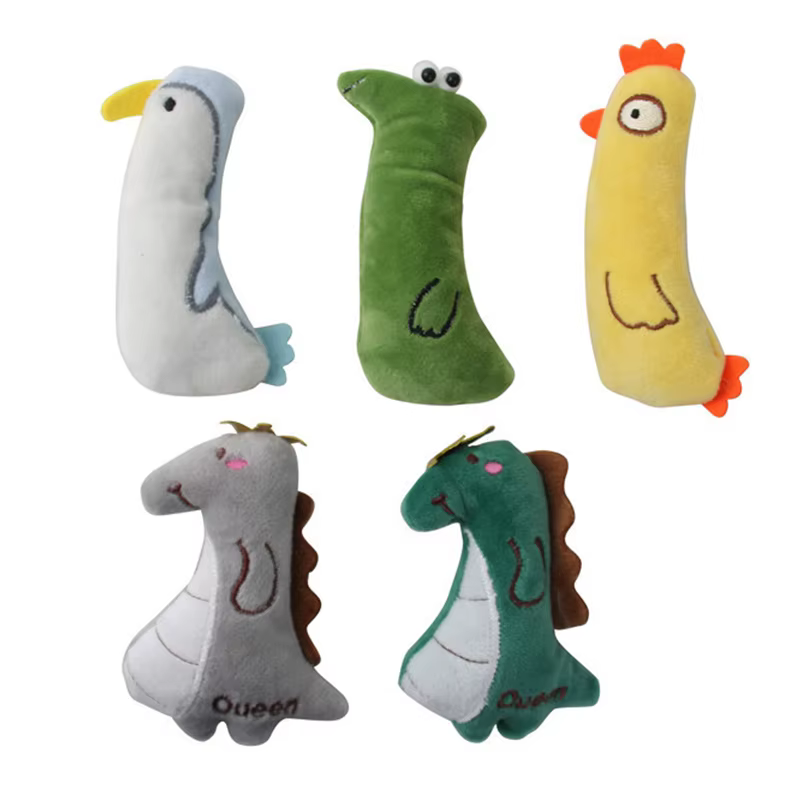 Gato Interactivo de Peluche Divertido Juguetes con Cepillo de Gato y Algodón de Jengibre para Mascotas Accesorios Resistentes al Mordisco — imagen 1