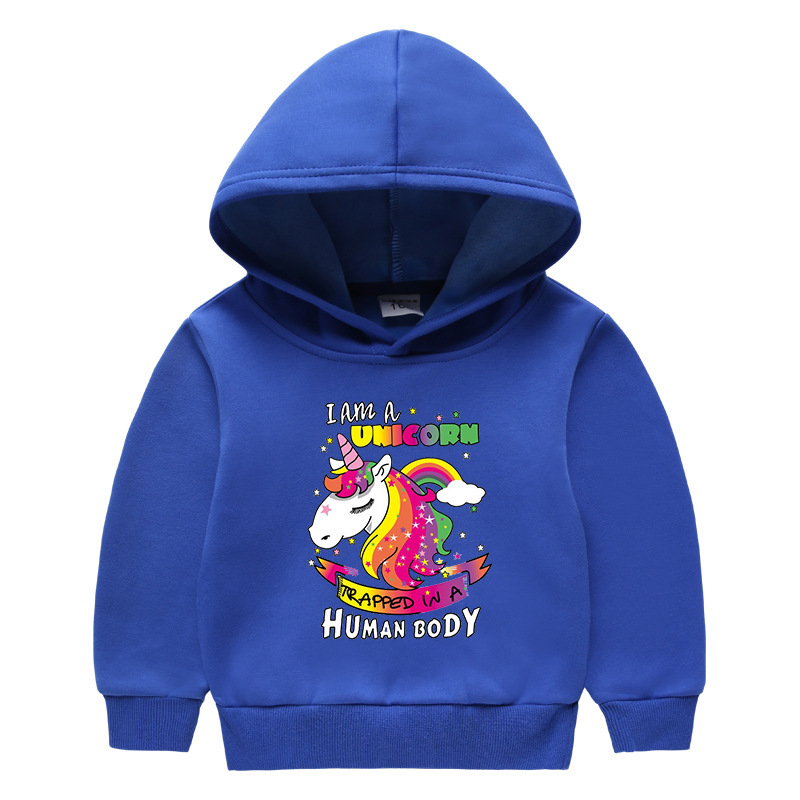 Unicorn hooded sweatshirt — image 1