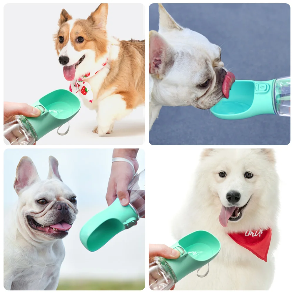 Portable Dog Water Bottle For Small Large Dogs Cat Outdoor Leakproof Walking Drinking Bowls Chihuahua French Bulldog Supplies — image 6