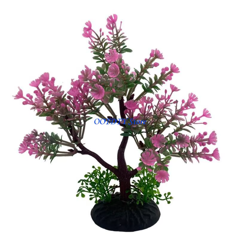 367A Plantas de Acuario Artificiales para Decoración de Peceras, Árbol Pequeño Submarino — imagen 3