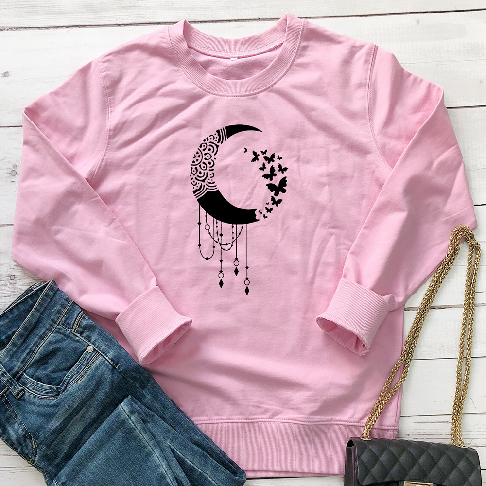 Moon Butterfly Printed Hoodie — image 7