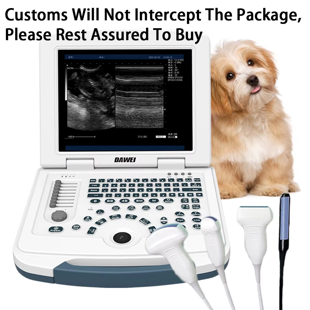 Escáner de Ultrasonido Veterinario Portátil, Máquina B-Ultra para Veta en Lápiz y Granja Animal (B, B+B, 4B, B+M, M)