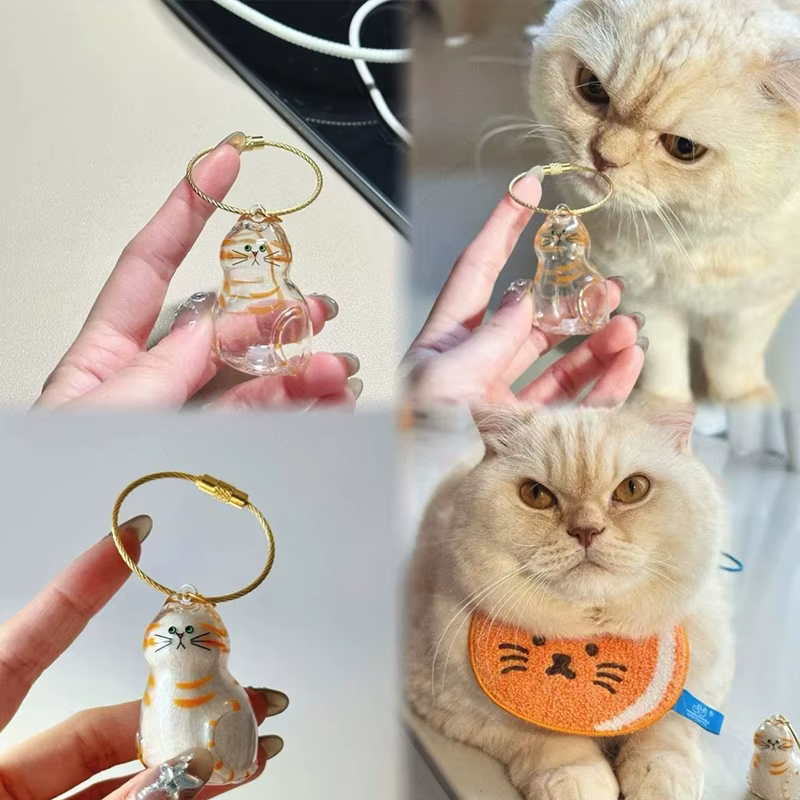 Caja de Almacenamiento para Pelo de Mascotas - Pendiente y Cadena de Clave para Automóvil Regalo de Amor Animal — imagen 6