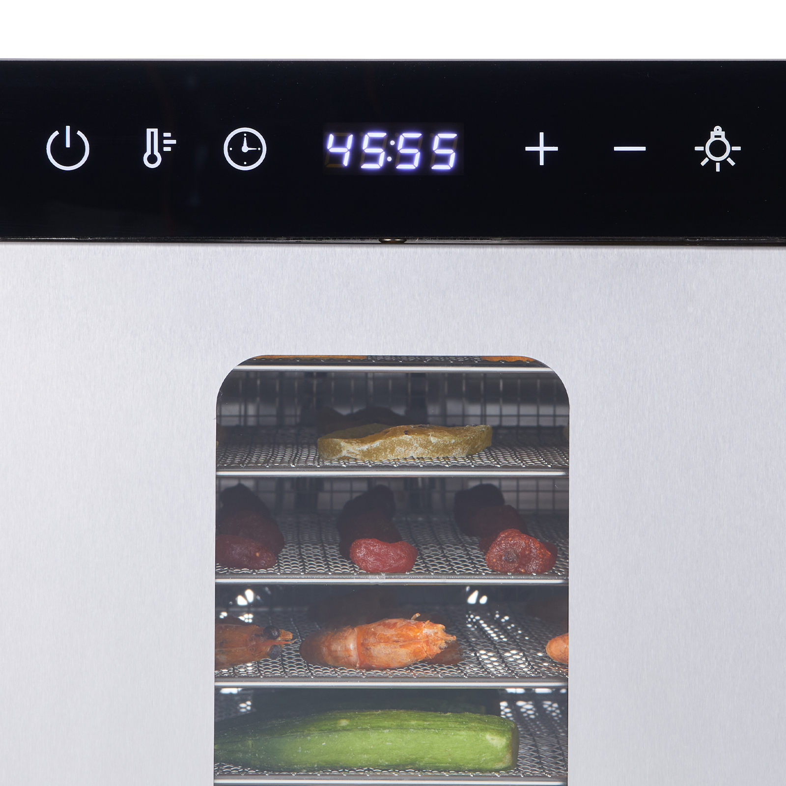 VEVOR Food Dehydrator Machine, 10 Stainless Steel Trays, 1000W Electric Food Dryer With Digital Adjustable Timer & Temperature For Jerky, Herb, Meat, Beef, Fruit, Dog Treats And Vegetables — image 8