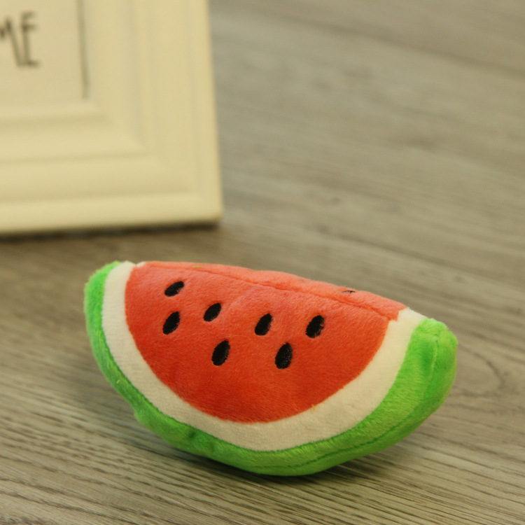 Fruit and vegetable pet toys cat and dog plush toys — image 1