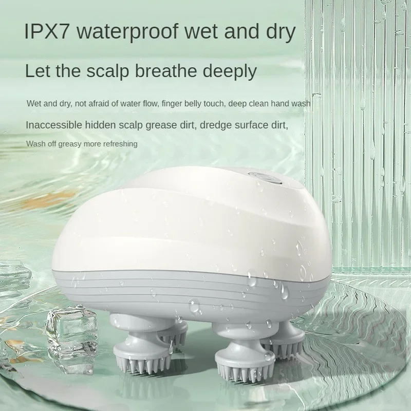 Deep Scalp Massager Head Cleaning Massager Also Suitable for Pets Electric Massage Tool Washable and Portable — image 4