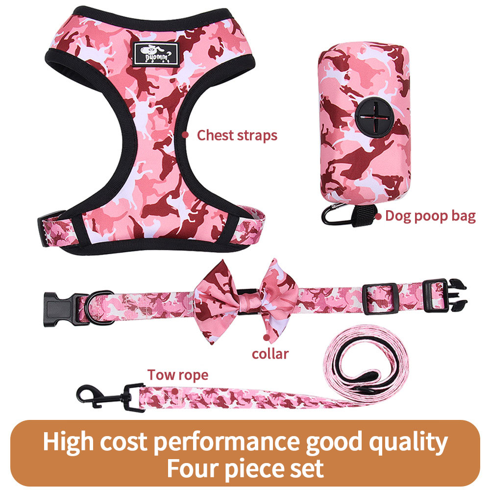 Cinturón de Pecho para Perros - Conjunto de Cuerdas para Paseos Pequeños y Medianos Caninos — imagen 1