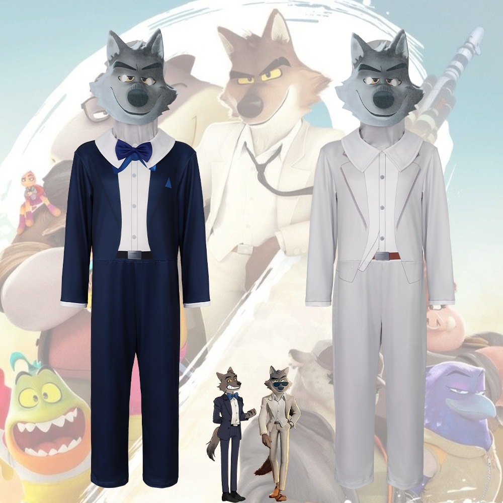The Bad Guys Wolf Cosplay Costume Halloween Outfit Stage Wear Role Play Clothing — image 2