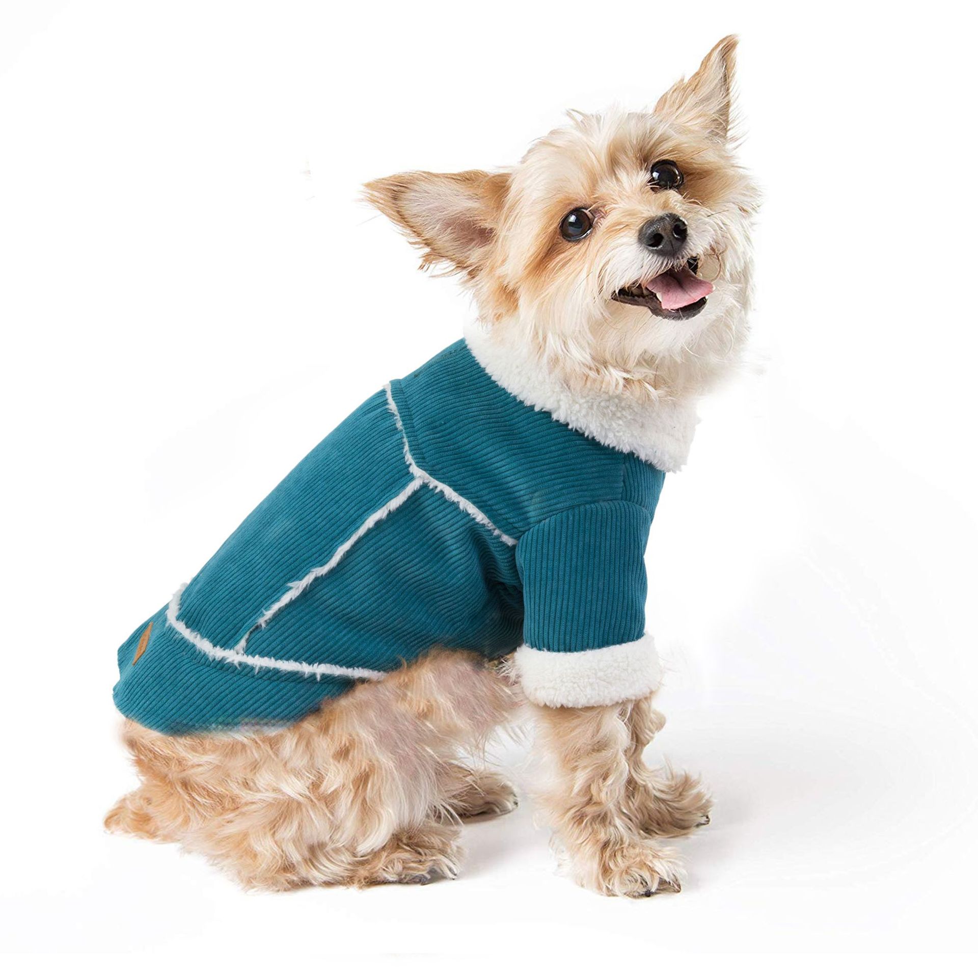 Ropa para Perros de Doble Capa, Aislante Caliente de Corduroy y Algodón, Ropa Cómoda para Mascotas, Vestimentas para Gatos y Perros, ropa de algodón para invierno y otoño — imagen 3