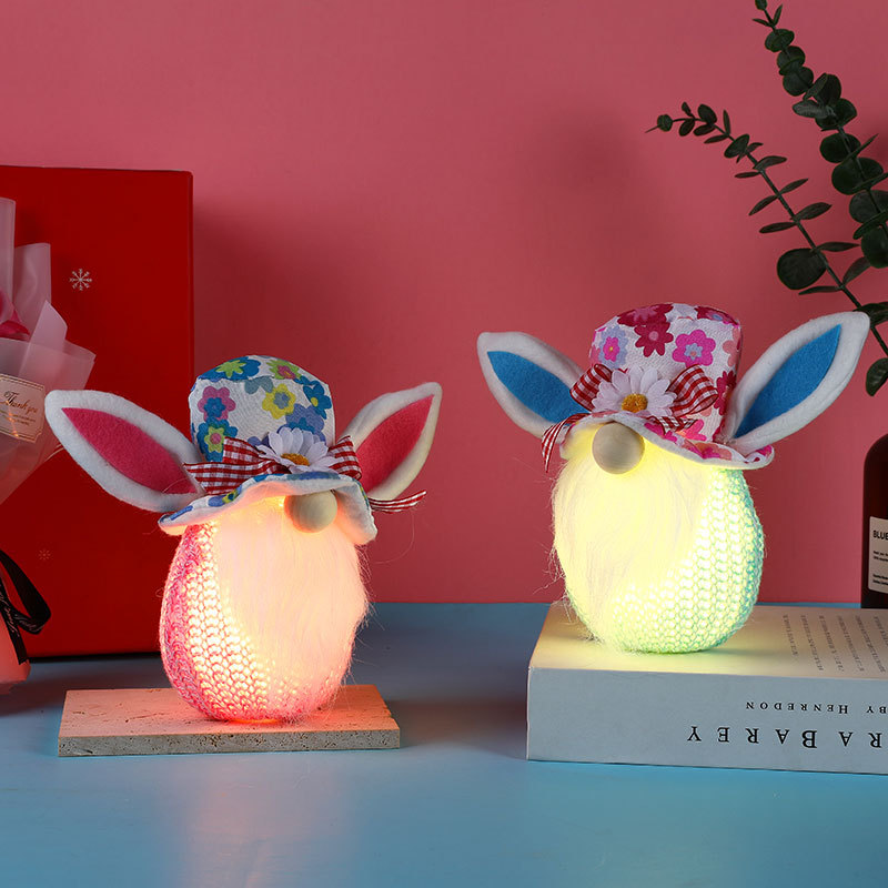 Nueva decoración de gnomos sin cara para conejo de Pascua — imagen 1
